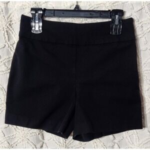 Boston Proper Womens High Rise Shorts Size 6 Black‎ Dressy Stretch Neutral
